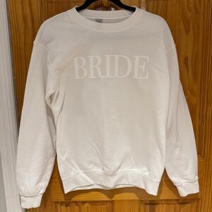 White Bride Crew Neck